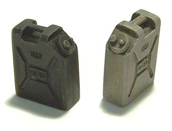 PLSEL002 - 8 Miniatur-Wasserkanister 10 x 10 mm USA-Typ zum Bemalen für Dioramen