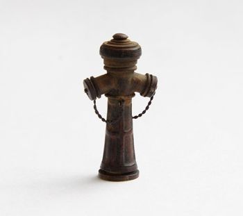 PLSEL027 - 2 Mini-Hydranten 3 cm zum Bemalen