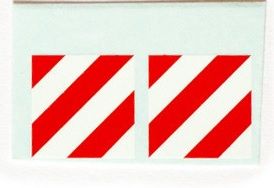 PMAA-209 - Set mit 2 quadratischen Vorlagenaufklebern 13;2 x 13;2 mm