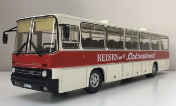 PRXPCL47124 - Bus IKARUS 250.59 OSTSEETRANS 1978 Rot und Weiß