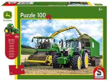 SCM56315 - Puzzle 100 Stück JOHN DEERE 6195M 36x24cm
