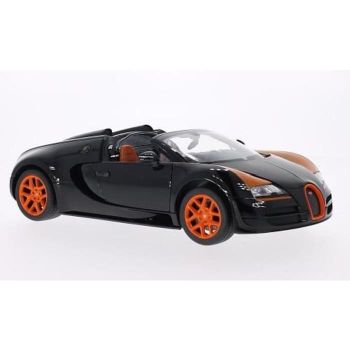 RAS43900NOIREORANGE - BUGATTI Veyron 16.4 Grand Sport Speed schwarz orange
