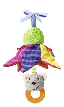 RAV04466 - Blume mit kleiner Maus