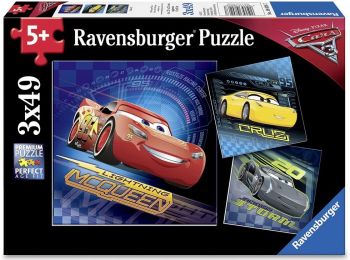 RAV08026 - 3 Puzzle 49 Teile - AUTOS 3