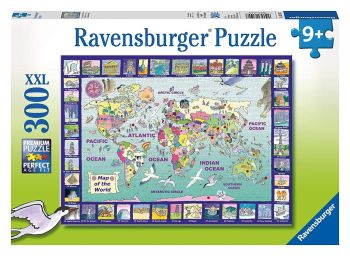 RAV131907 - Puzzle - 300 Teile - Die Welt