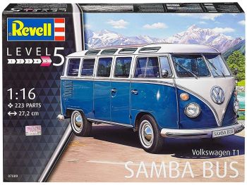 REV07009 - VOLKSWAGEN T1 Samba Bus Modell zum Zusammenbauen und Bemalen
