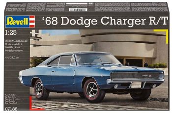 REV07188 - DODGE Charger R/T 1968 Modell zum Zusammenbauen und Lackieren