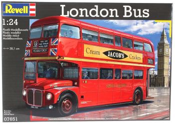 REV07651 - Londoner Bus Modell zum Zusammenbauen und Bemalen.