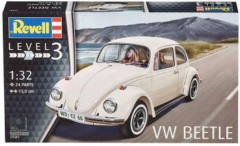 REV07681 - VOLKSWAGEN Käfer Kever Modell zum Zusammenbauen und Bemalen