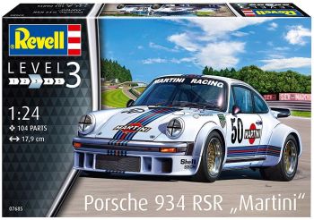 REV07685 - PORSCHE 934 RSR Martini-Modell zum Zusammenbauen und Lackieren