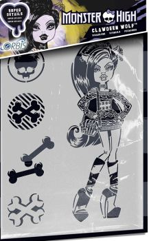 REV30219 - MONSTER HIGH Schablone – Clawdeen Wolf