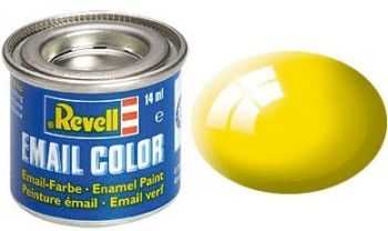 REV32312 - Satinierte fluoreszierende gelbe Emaillefarbe 14ml
