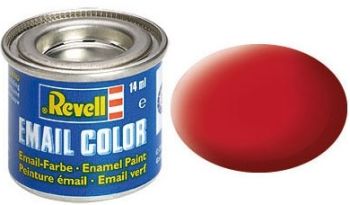 REV32136 - Emaillefarbe matt karminrot 14ml