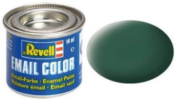 REV32139 - Matte dunkelgrüne Emaillefarbe 14ml