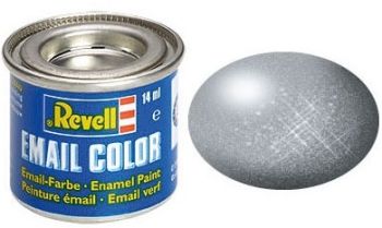 REV32191 - Metallischer stahlgrauer Einbrennlack 14ml