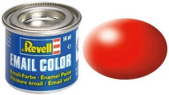 REV32332 - Emaillefarbe seidenmatt fluoreszierend rot 14ml