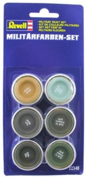 REV32340 - Kit von Militärfarben 6 Töpfe von 14ml