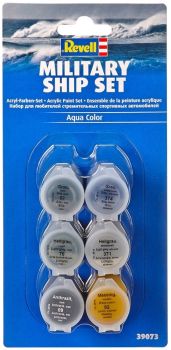 REV39073 - Acrylfarbe Military Ship Set 6 Farben Dose à 5ml