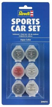 REV39074 - Sportwagen-Acrylfarben-Set 6 Farben 5ml Dose