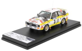TRORRSE22 - AUDI Sport Quattro #3 4. Platz bei der Rallye Schweden 1985 H.MIKKOLA / A.HERTZ - Limitiert auf 150 Ex.