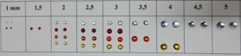 ART04353O - 2 orangefarbene runde Lichter 2;5 mm