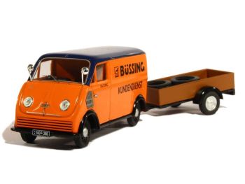 SCH2389 - DKW Schnellaster mit 1-Achs-Anhänger mit Reifenverladung
