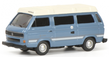 SCH26445 - VOLKSWAGEN T3 Joker Wohnmobil blau weißes Dach