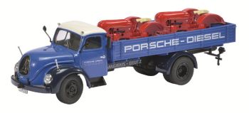 SCH3167 - MAGIRUS S6500 4x2 Pritschentransporter mit zwei PORSCHE Diesel-Zugmaschinen