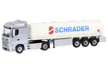 SCH22070 - MERCEDES BENZ Actros 4x2 mit SCHRADER Halbtank 3 Achsen