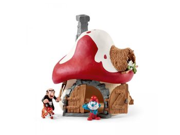 SHL20803 - Schlümpfe Haus mit 2 Figuren