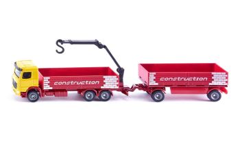 SIK1797 - MERCEDES 6x4 Forwarder Mit Ladekran und 2-Achs-Anhänger
