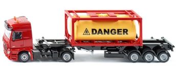 SIK3922 - MERCEDES BENZ Arocs 4x2 3-achsiger Auflieger + Tankcontainer