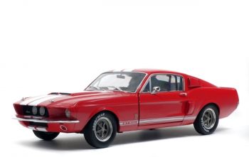 SOL1802902 - SHELBY MUSTANG GT 500 1967 - Rot und Weiß