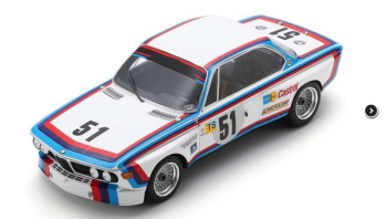 SPA18S857 - BMW 3.0 CSL #51 11. Platz 24H Le Mans 1973 T.HEZEMANS / D.QUESTER