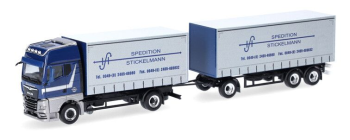HER956659 - MAN TGX GX 4x2 und Anhänger 1 + 2 Achsen STICKELMANN