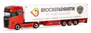 HER959025 - SCANIA CS 20 4x2 mit Anhänger 3 Achsen BROCKER