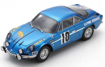 SPASF231 - ALPINE A110 #10 1. Rallye des Routes du Nord 1969 J.VINATIER-M.CALLEWAERT