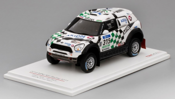 TSM430237 - MINI All4 Racing #315 AXION X-raid Team HIRVONEN PERIN 4. Rallye Dakar 2016