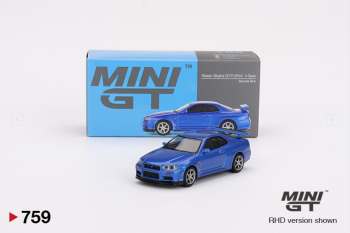 MGT00759-R - NISSAN Skyline GT-R VSPEC Bayside 1999 Blau