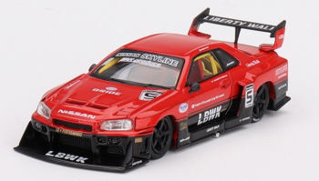 MGT00843-R - NISSAN Skyline GT-R Super Silhouette 2024 RHD rot und schwarz