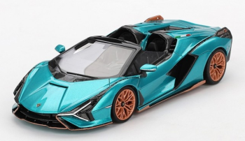 TSM430831 - LAMBORGHINI Sian Roadster Uranus 2019 blau