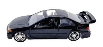 JAD34419 - HONDA Civic Coupé 1993 Schwarz FAST and FURIOUS