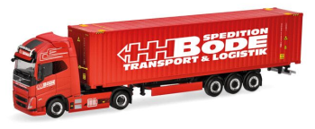 HER319249 - VOLVO FH GL XL Electric 4x2 mit 40-Fuß-Containerträger 3 Achsen HH BODE
