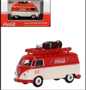 OXF76VWS007CC - VOLKSWAGEN Type1 Van mit Mini Coca-Cola-Flasche