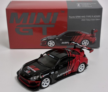 MGT00956-R - TOYOTA GR86 HKS Type R Advan Tokyo Auto Salon 2022 Schwarz