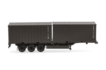 HER747240 - 3-Achs-Containertransporter mit 2 20-Fuß-Containern BUNDESWEHR