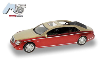 HER87MC000034 - MAYBACH 62S 2002 rot und gold