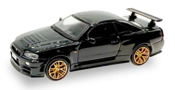 HER87MC000046 - NISSAN GTR 34 schwarz