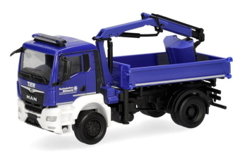 HER319522 - MAN TGS Kippmulde und Kran THW Brandenburg