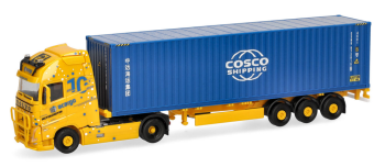 HER319898 - VOLVO FH GL XL 2020 4x2 mit 3-Achs-Containeraufbau ACARGO MEYER & MEYER – COSCO